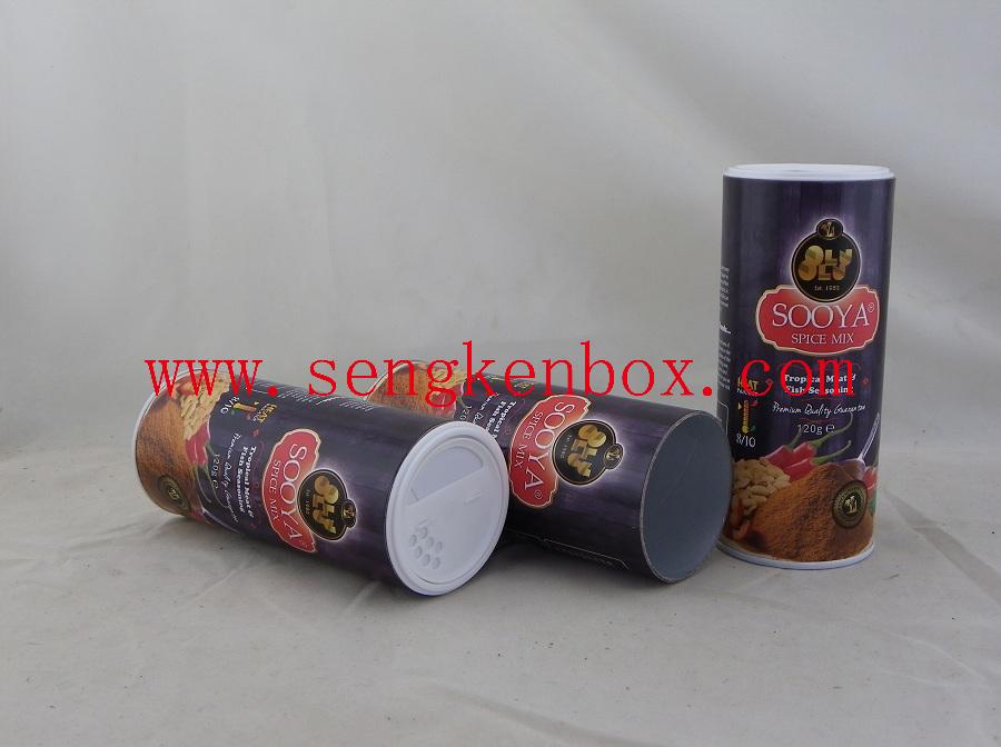 Tropical Meat Fish Seasoning Packing Dispenser Paper Canister