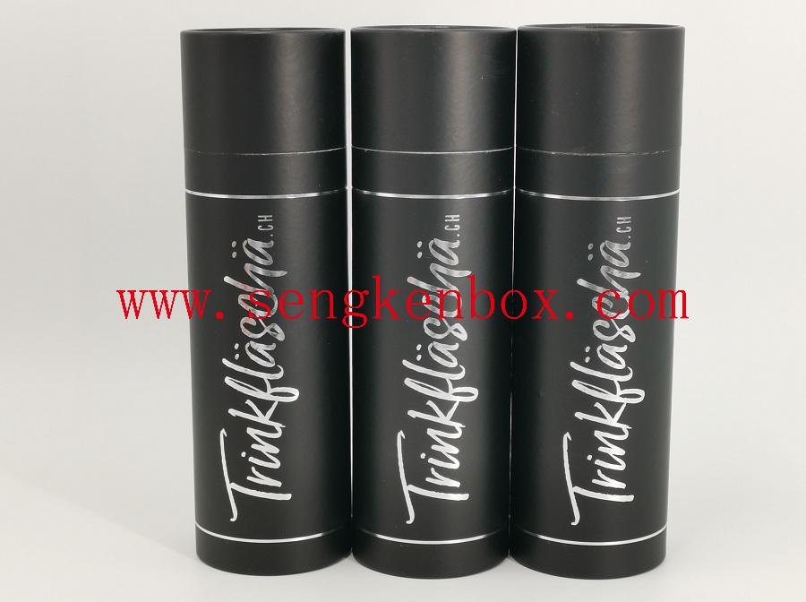 Three Pieces T-shirt Clothes Packing Paper Cans with Silver Stamping