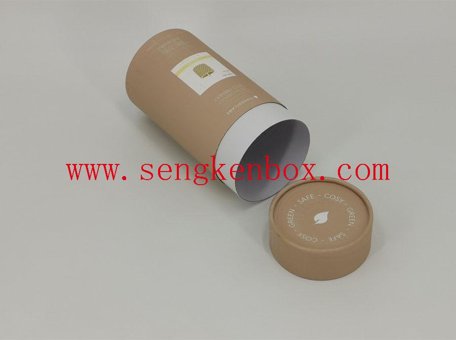 Paper Canister with Rolled Edge