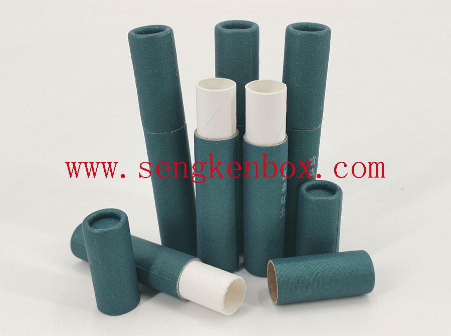 Dark Green Paper Tube Packaging