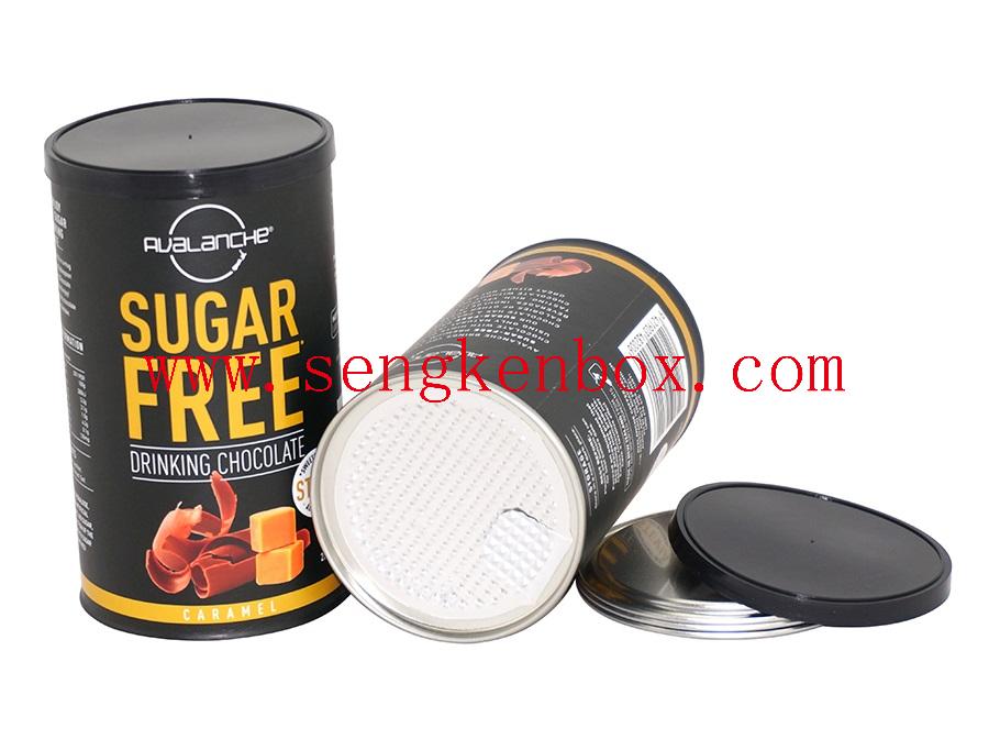 Composite Seeds Packaging Paper Cans with Peel Off Lids