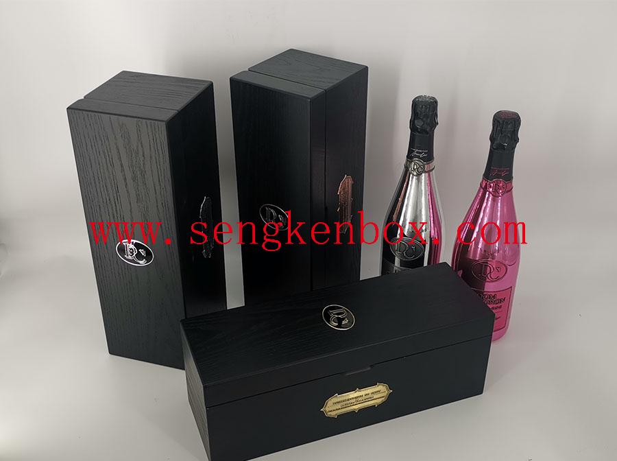 Champagne Wine Packaging Wooden Box