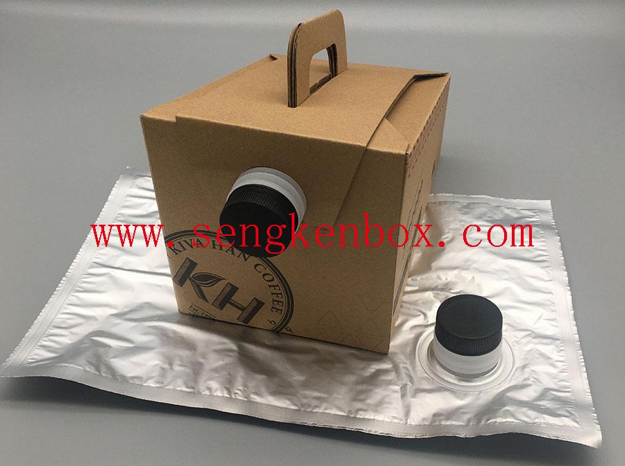 Caja de papel de comida desmontable para bebidas