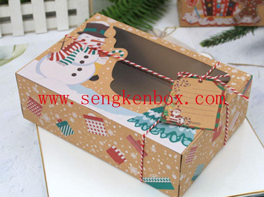 Caja de papel de regalo de Navidad