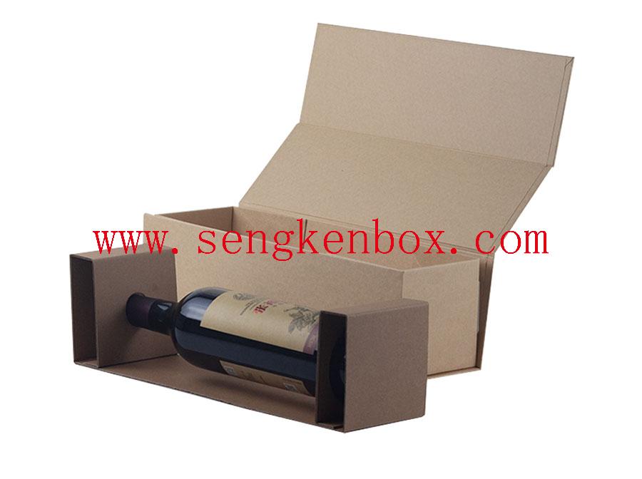 Caja de papel de embalaje de vino Simplicity