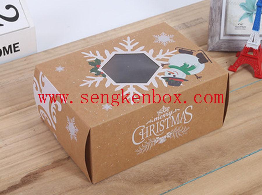 Caja de embalaje de papel de Navidad personalizada