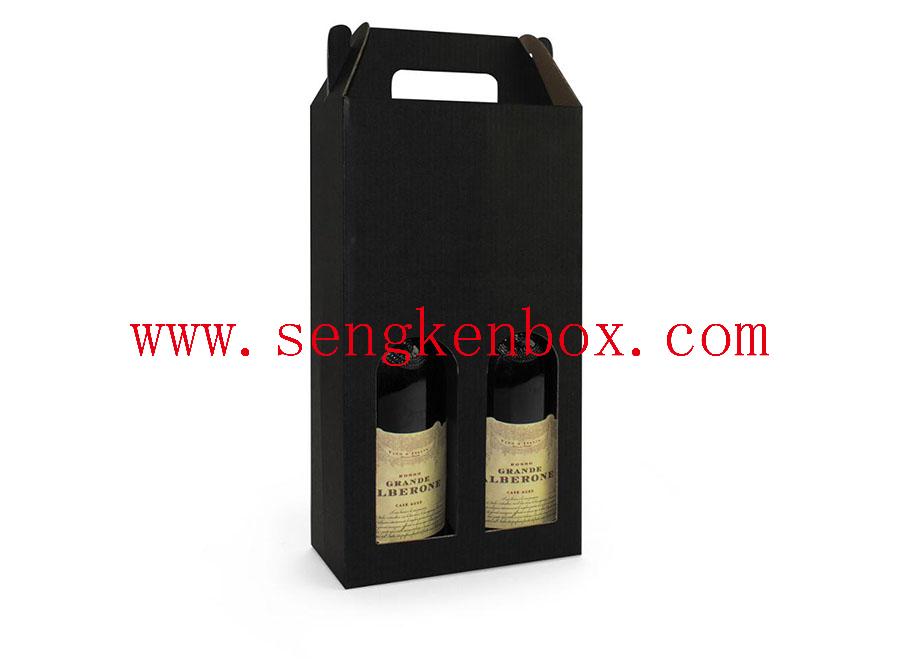 Caja de papel de embalaje de vino