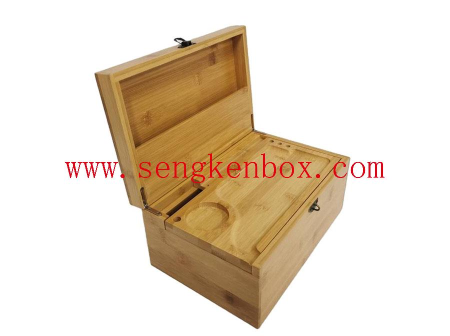 Embalaje Caja de madera con bandeja rodante