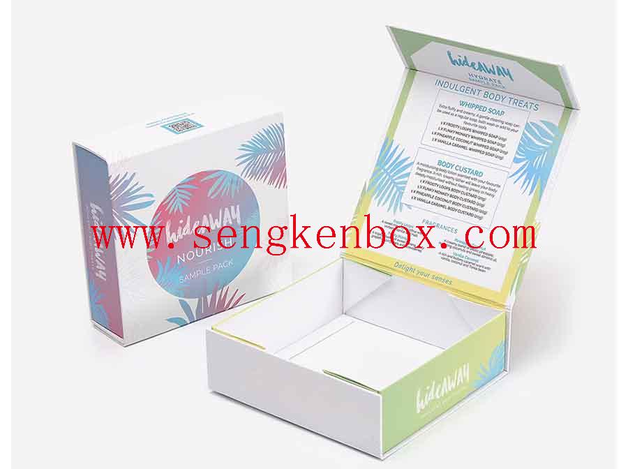 Caja de embalaje de papel de cosméticos de joyería personalizada