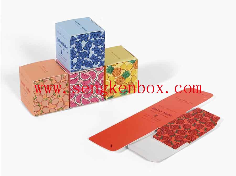 caja de regalo de papel de lujo cosmético