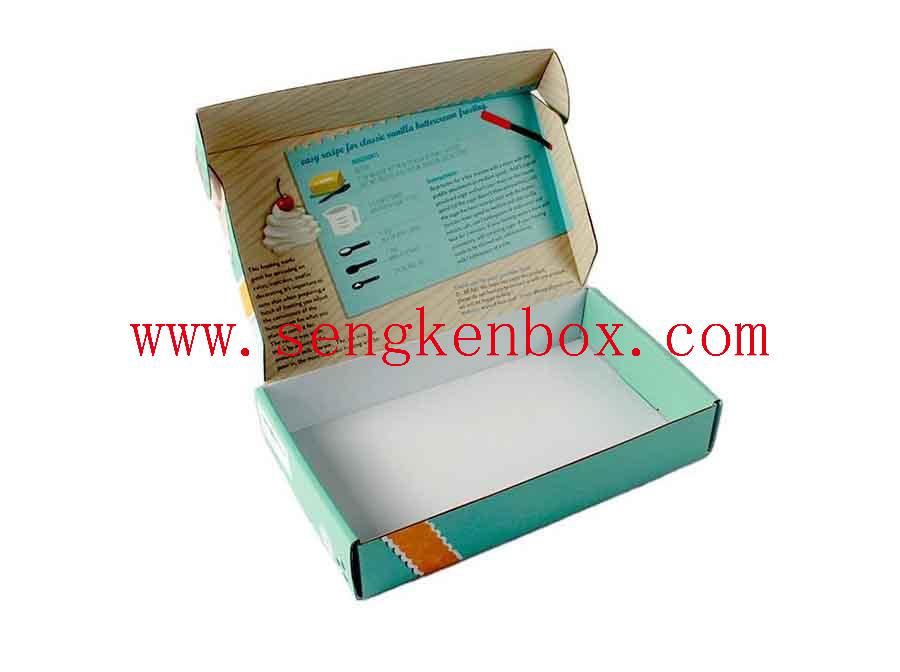 Caja de papel de envío de embalaje de reciclaje