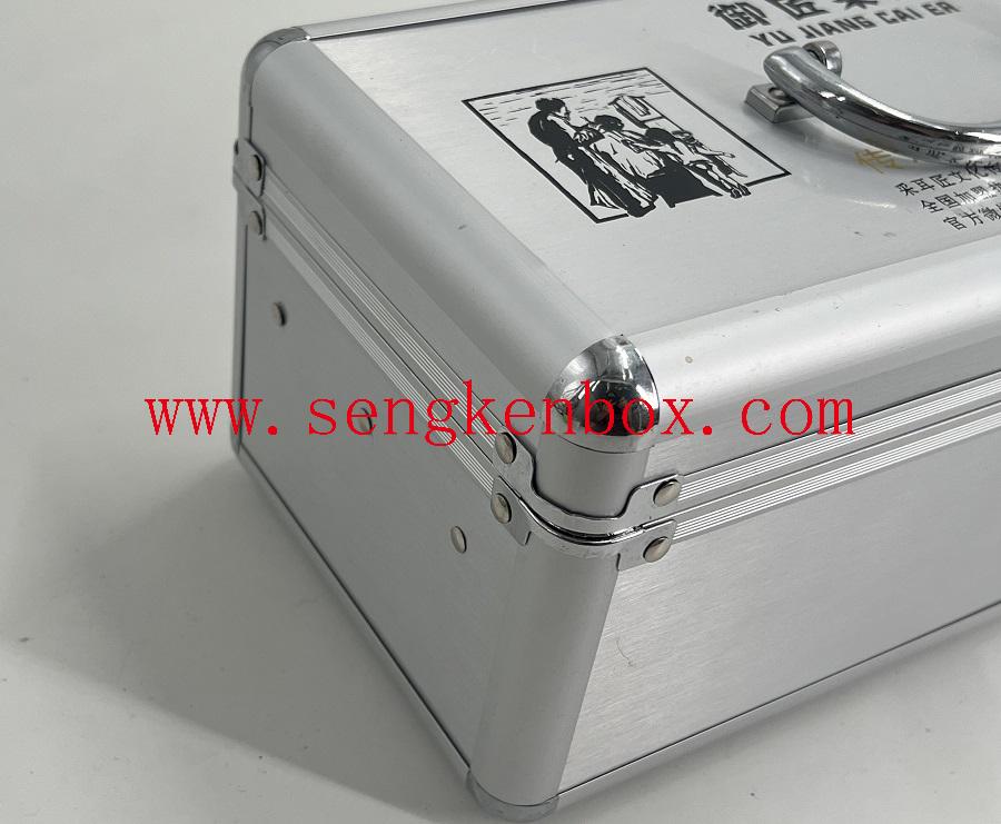 Caja de aluminio de embalaje de kit a prueba de golpes
