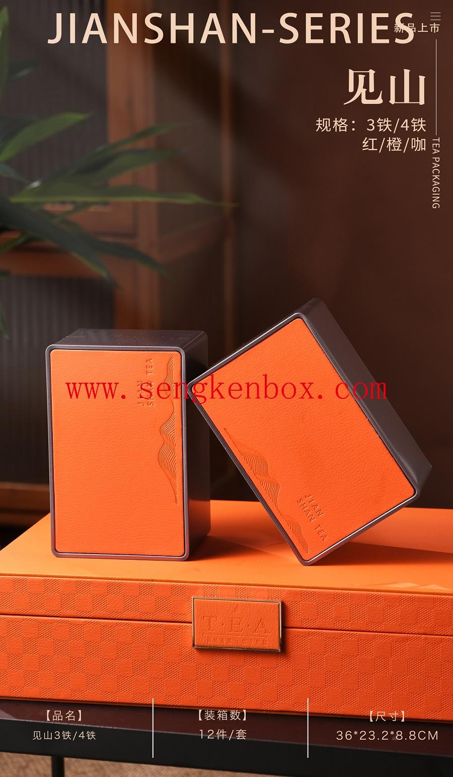 Cajas de presentación de caja de té con logotipo personalizado para té