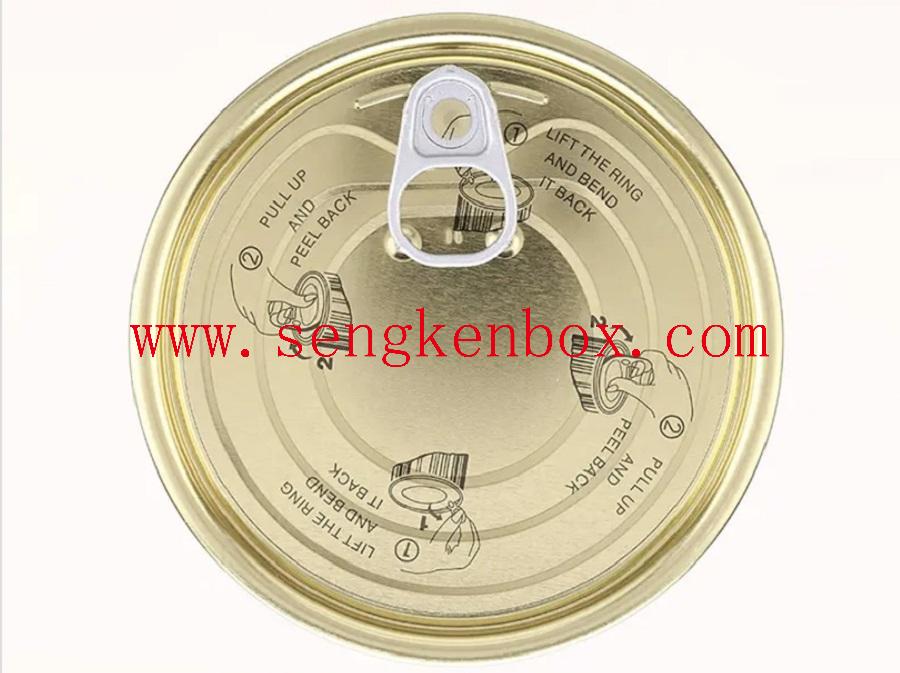 easy open aluminum lid 307 401