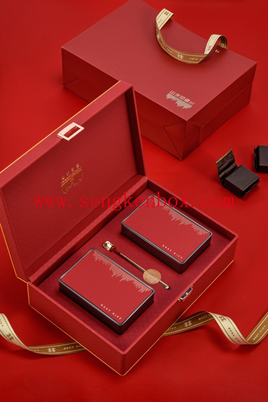 Leather-Clad Tea Box