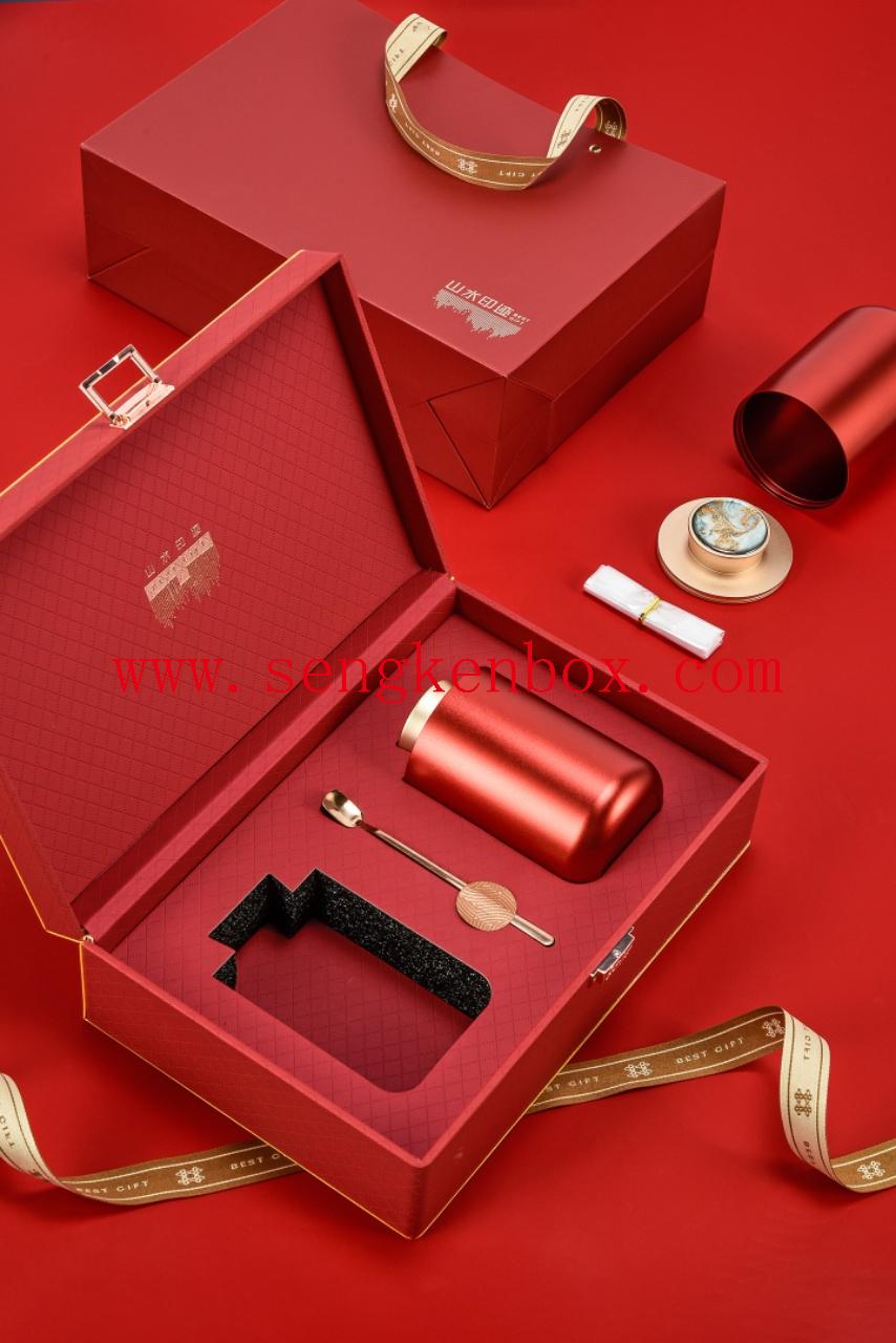 Leather-Clad Tea Box