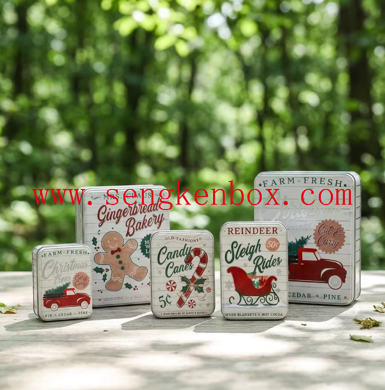 Candy Storage Tin Box