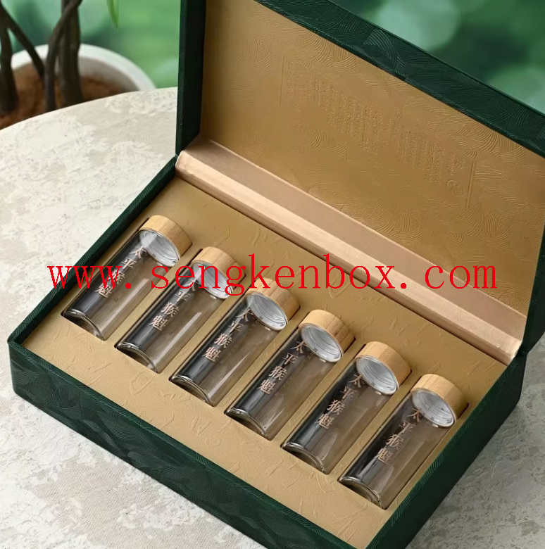 Leather Tea Empty Box