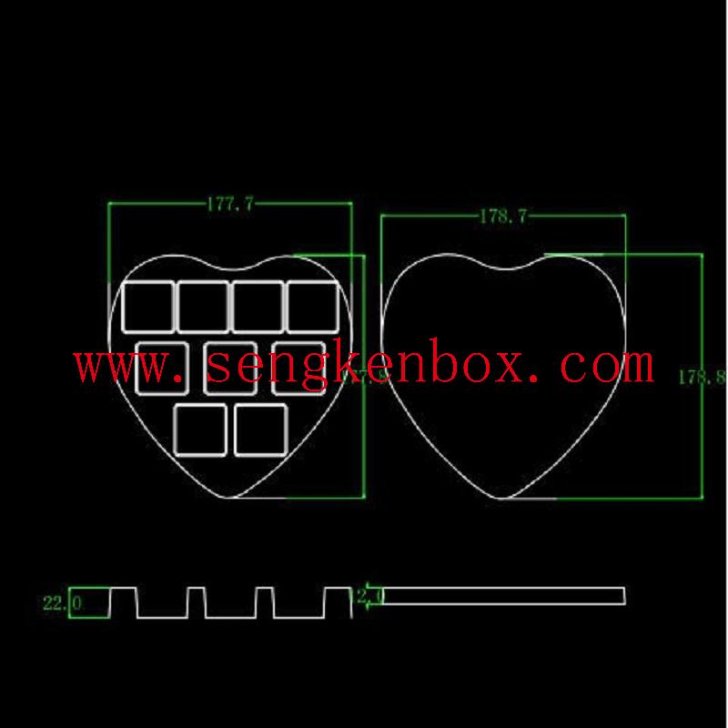 Valentine Gift Box Liner