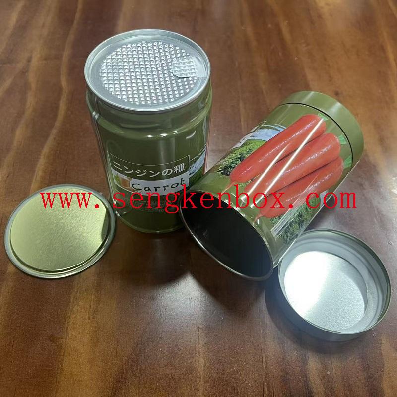 Vegetable Seed Packaging Tin