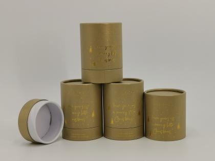 Candle Packaging Curled Edge Paper Cans