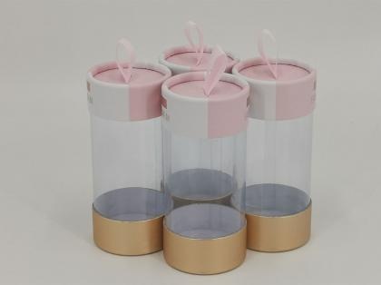 Plastic Bottle Pack With Paper Tube