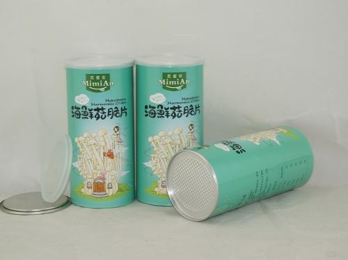 Hypsizygus Marmoreus Chip Packaging Paper Cans