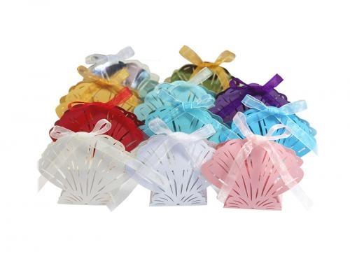 Hollow Shell Shape Gifts Paper Case