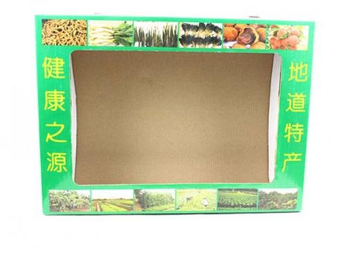 Fruits Vegetables Place Box With Visual Window