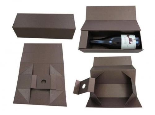 Dark Wine Hand-Held Foldable Gift Box