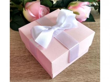 Pink Jewelry Box With Butterfly Ribbon