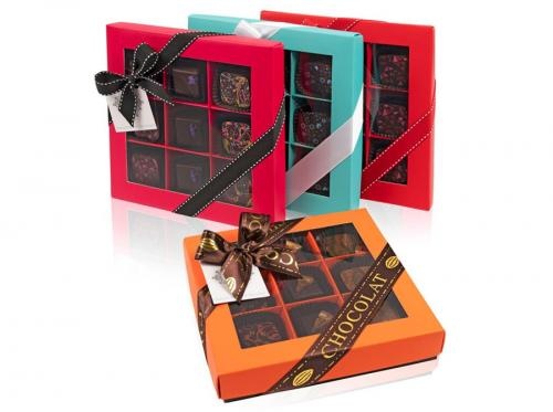 Custom Color Chocolate Separates Food Paper Box