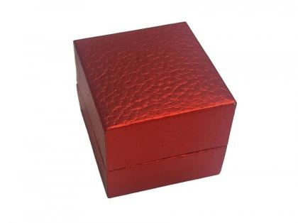 Printing Storage Ring Bracelet Earring Leather Box