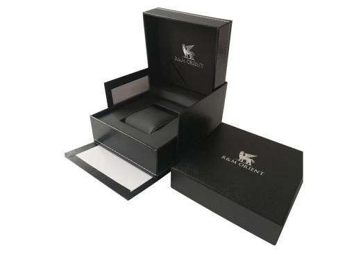 High Quality Black Leather Single Watch Box