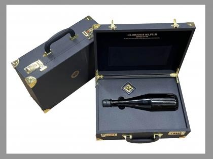 Leather Box with Double Metal Digital Locks