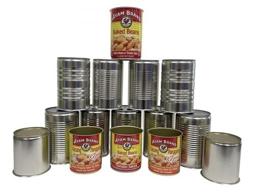 OEM y ODM Round Food Grade Tin Can with Easy Open Lid a la venta