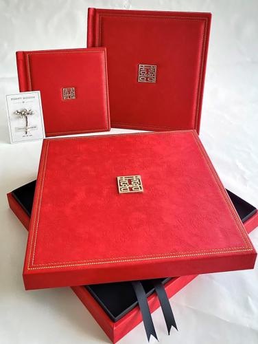 OEM y ODM High quality Chinese handcrafted exquisite photo album with gift box a la venta