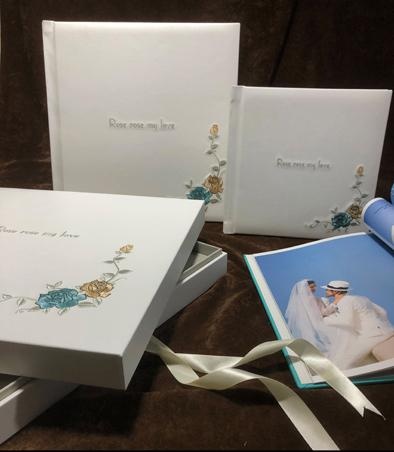 OEM y ODM Custom wedding album collection with gift paper box a la venta