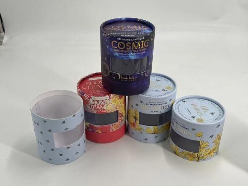 OEM y ODM Round Paper Can Kraft Paper Tea Food Cosmetics Packaging Creative Paper Tube a la venta